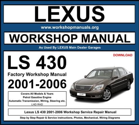 2001 lexus ls430 repair manual Doc