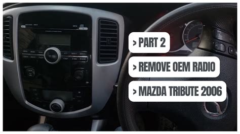 2001 mazda tribute cd player problems Epub