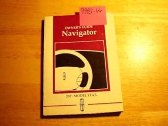 2001 navigator owners manual PDF