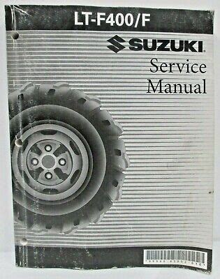 2001 suzuki service manual Kindle Editon