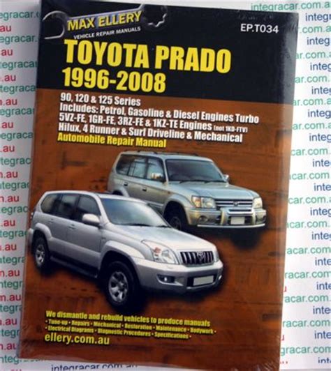 2001 toyota prado 90 series workshop manual Kindle Editon