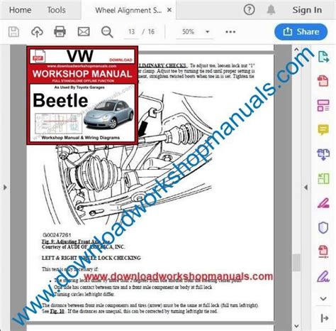 2001 vw beetle service manual pdf Epub