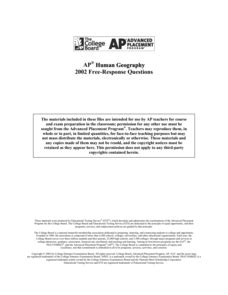 2002 Ap Human Geography Frq Answers Epub