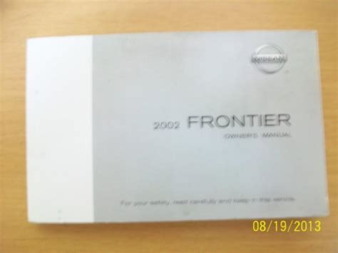 2002 NISSAN FRONTIER OWNERS MANUAL Ebook Epub