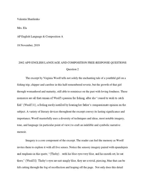 2002 ap english language sample essays Doc