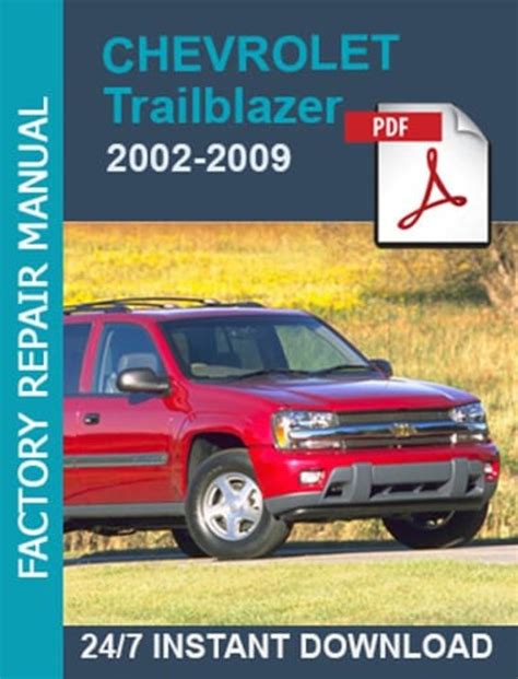 2002 chevy trailblazer service manual free download Epub