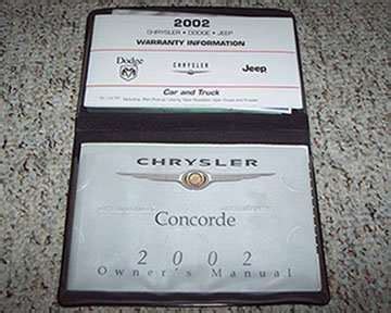 2002 chrysler concorde manual Doc
