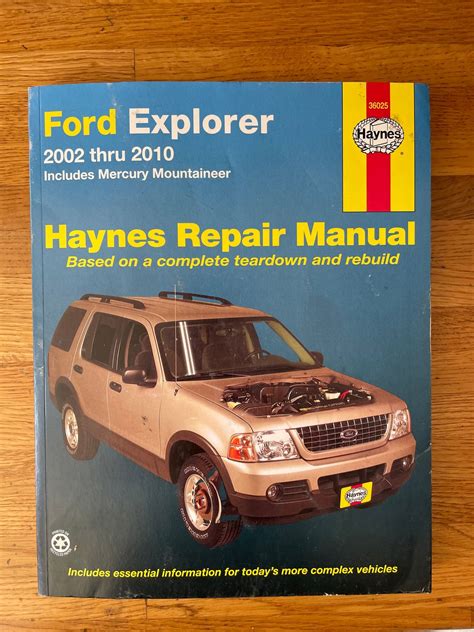 2002 ford explorer manual book PDF