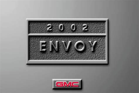 2002 gmc envoy owners pdf manual Kindle Editon