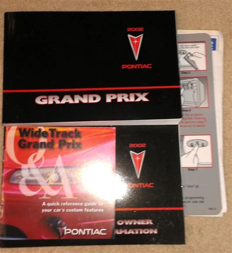 2002 grand prix owners manual PDF