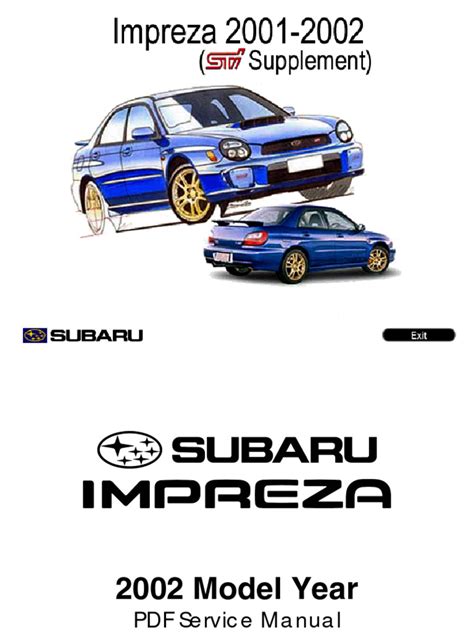 2002 impreza manual guide pdf Epub
