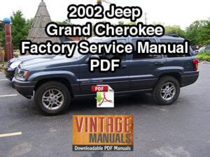 2002 jeep grand cherokee service manual including 2 7l diesel engine Epub