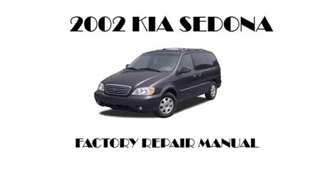 2002 kia sedona online manual Epub