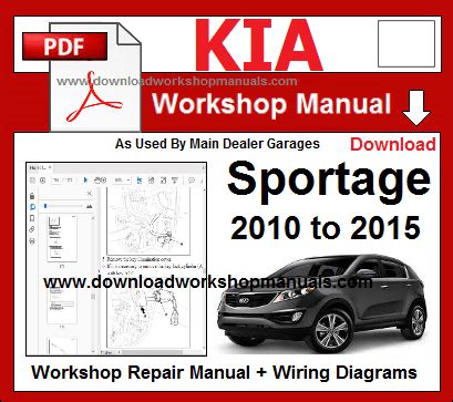 2002 kia sportage repair manual free PDF