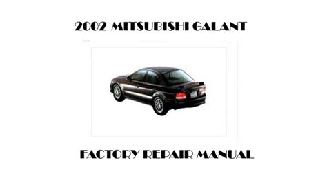 2002 mitsubishi galant owners manual free download Epub