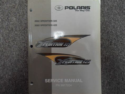 2002 polaris xpedition 425 owners manual PDF