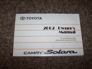 2002 solara v6 owners manual PDF