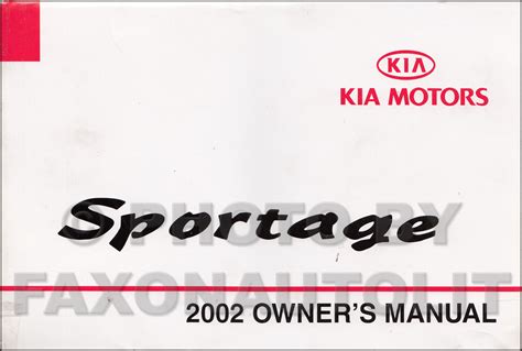 2002 sportage owner manual Ebook Doc