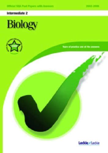 2002 sqa intermediate 2 biology answers Kindle Editon