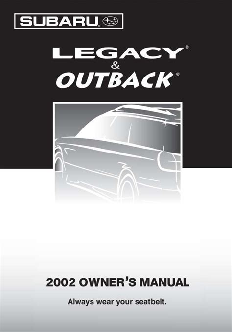 2002 subaru forester owners manual Reader