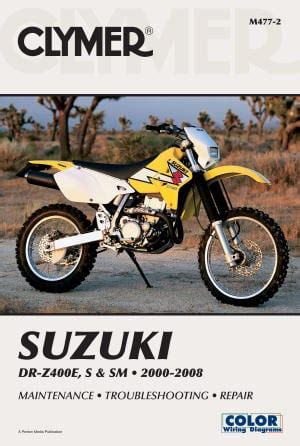 2002 suzuki drz400e clymer service manual PDF