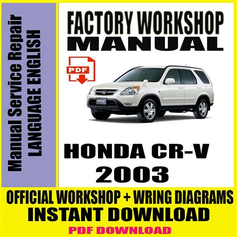 2003 Honda Crv Service Manual Pdf  Ebook Epub