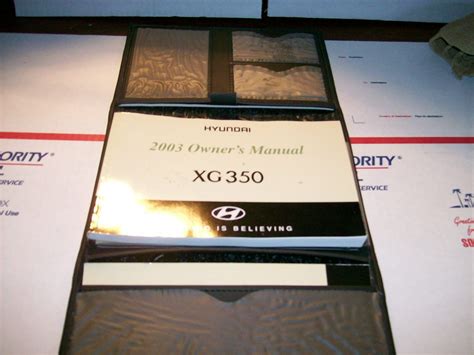 2003 Hyundai XG350 manual download Ebook Reader