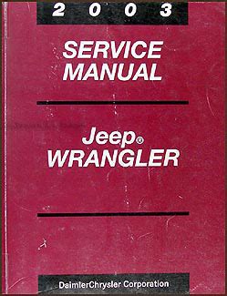 2003 Jeep Wrangler Manual Ebook Doc