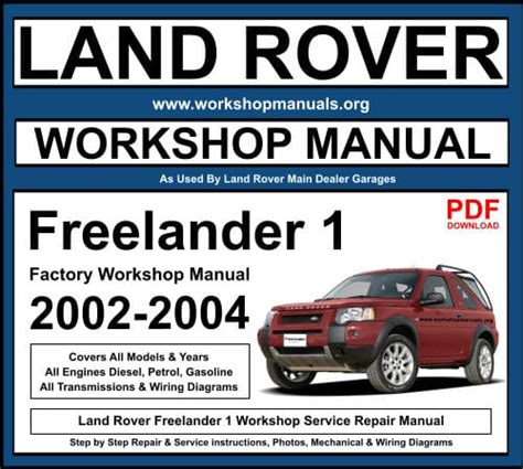 2003 LAND ROVER FREELANDER REPAIR MANUAL Ebook Reader