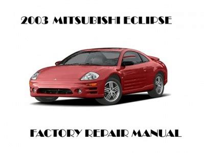 2003 Mitsubishi Eclipse Owners Manual  Ebook Kindle Editon