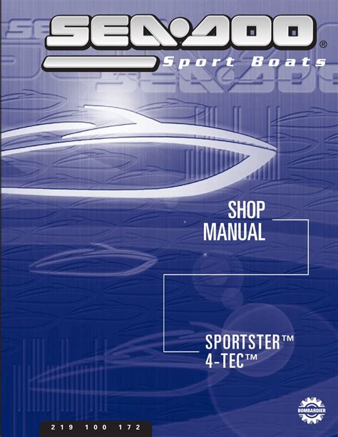 2003 SEADOO SPORTSTER SERVICE MANUAL Ebook Epub