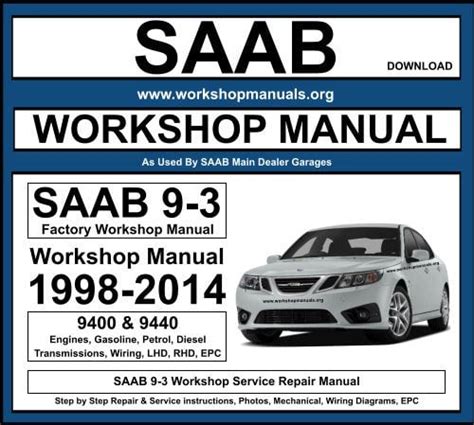 2003 Saab 9-3 Repair Manual Ebook Epub