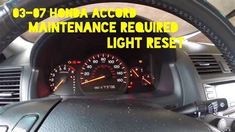 2003 accord maintenance light Epub