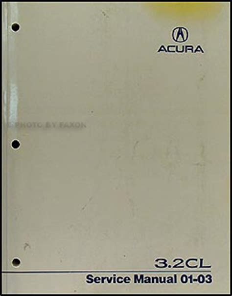 2003 acura 3 2 cl owners manual Reader