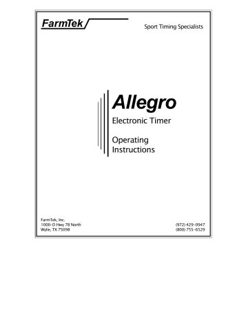 2003 allegro owners manual PDF