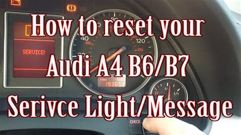 2003 audi a4 service light reset Epub