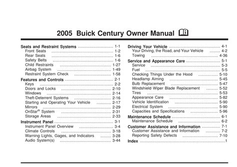 2003 buick century owners manual gmpp Ebook Doc
