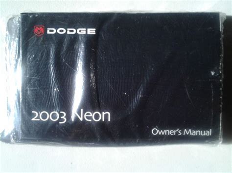 2003 dodge neonwners manual Reader