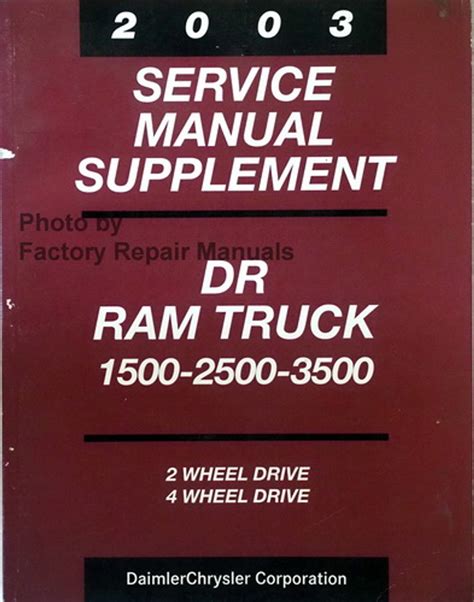 2003 dodge ram owner39s manual PDF