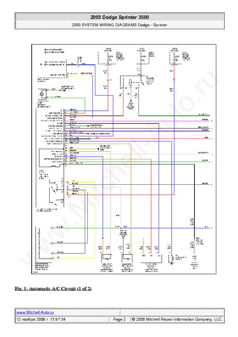 2003 dodge sprinter wiring diagram Kindle Editon