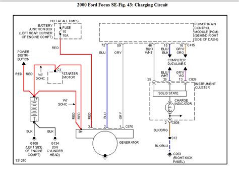 2003 ford focus charging circuit wireing diagram Reader