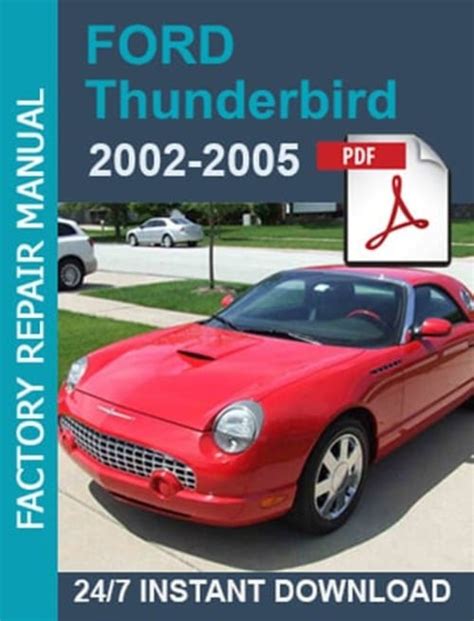 2003 ford thunderbird shop manual PDF