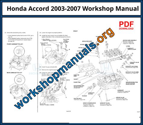 2003 honda accord service manual edu Kindle Editon