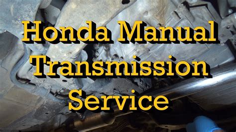 2003 honda civic manual transmission service manual Epub