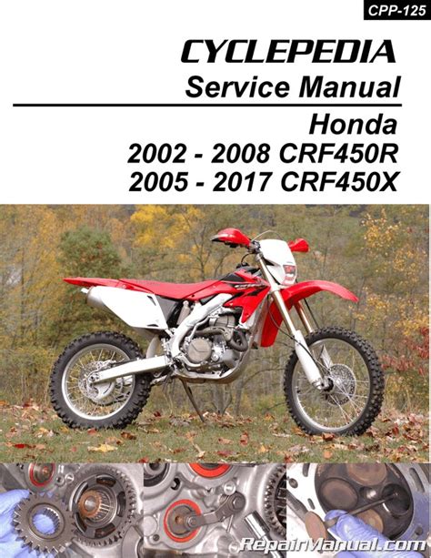 2003 honda crf 450 workshop manual PDF