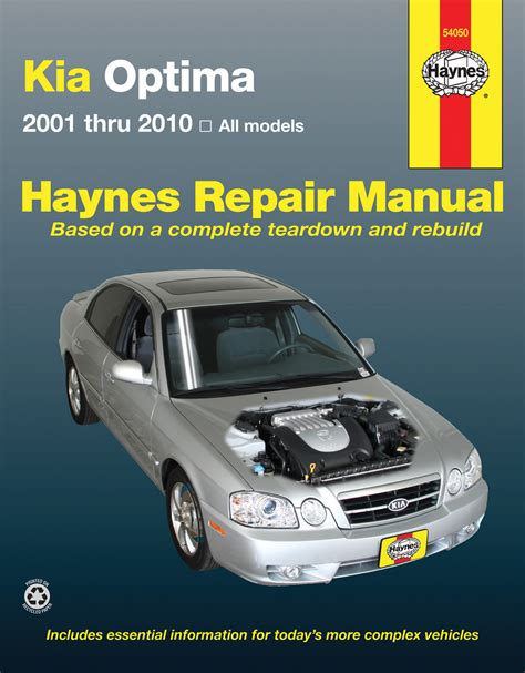 2003 kia optima haynes repair manual pdf Doc