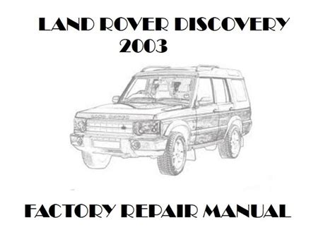 2003 land rover repair manual Epub