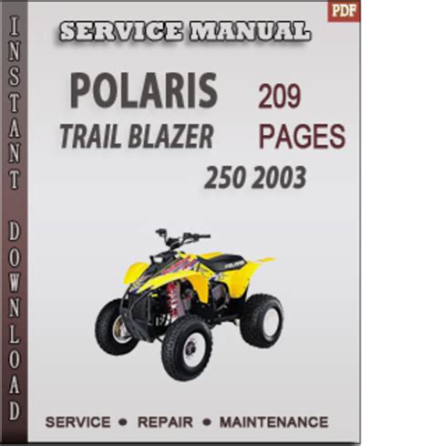 2003 polaris trailblazer 250 manual PDF