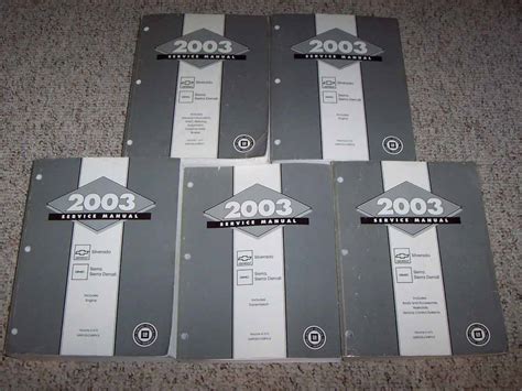 2003 silverado shop manual Kindle Editon