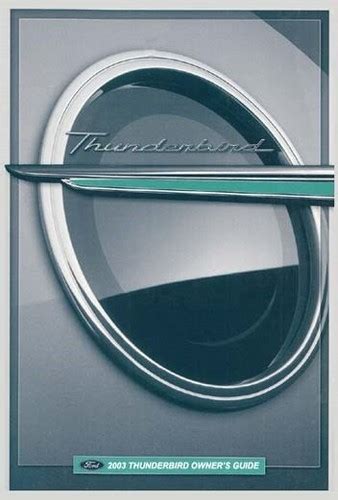 2003 thunderbird owners manual Epub